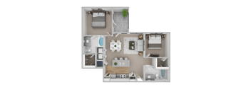 The Tokyo Floor Plan at Century Cedar Hill, Cedar Hill, 75104